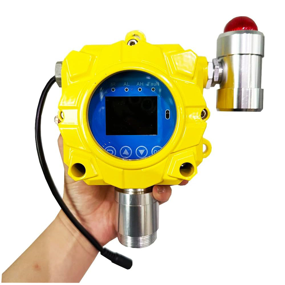 Fixed O2 Area Monitor VTSYIQI O2 Gas Monitor Fixed Oxygen Gas Detector with Resolution 0.1%v