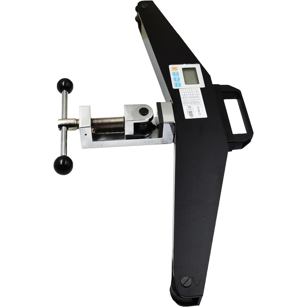 VTSYIQI Rope Tensiometer Wire Tension Gauge Tester with Maximum Load Value 200KN Output Connector Rs232 9-hole Socket Accuracy Level 2 to 6% Rechargeable Battery Charger for Direct Measurement of Rope Structures with Tension