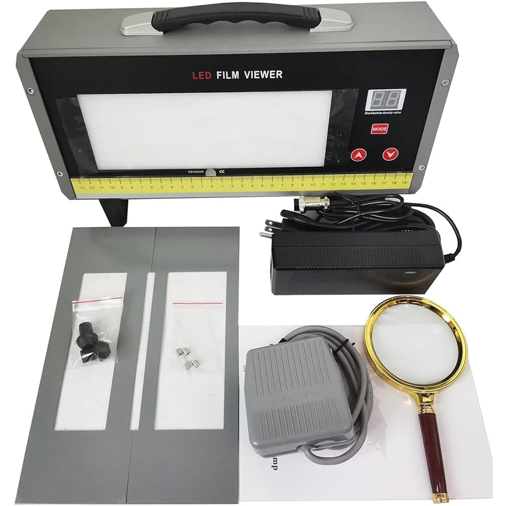 VTSYIQI LED Film Viewer Industrial Led Film Viewer NDT Instrument with Film Observable Darkness ≤5.0 Large Display Screen Highest Luminance 193000cd/m²(600000Lux) for X Ray Flaw Detect