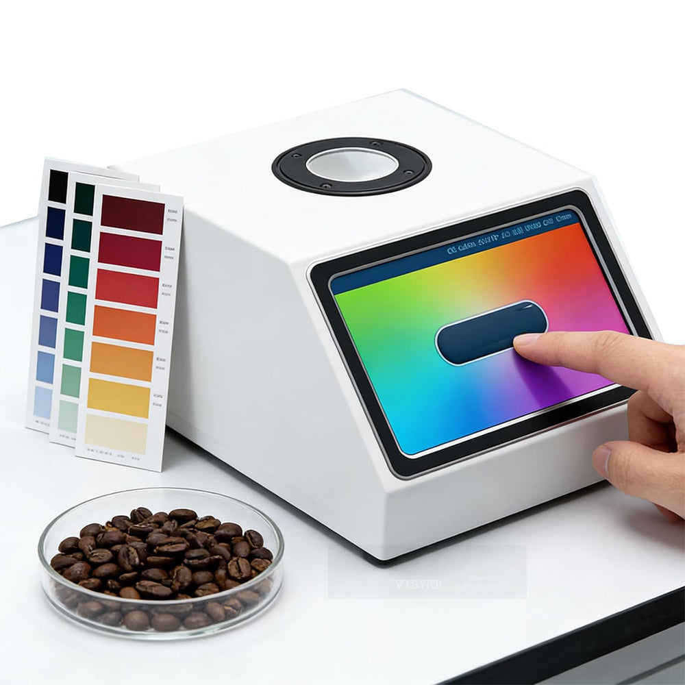 VTSYIQI Coffee Roast Colorimeter with 50mm Aperture 400-700nm Wavelength for Ground Coffee Powder 0.01% Reflectance Range D65 10° Observer USB 50mm Large Aperture Roasting Degree Detection