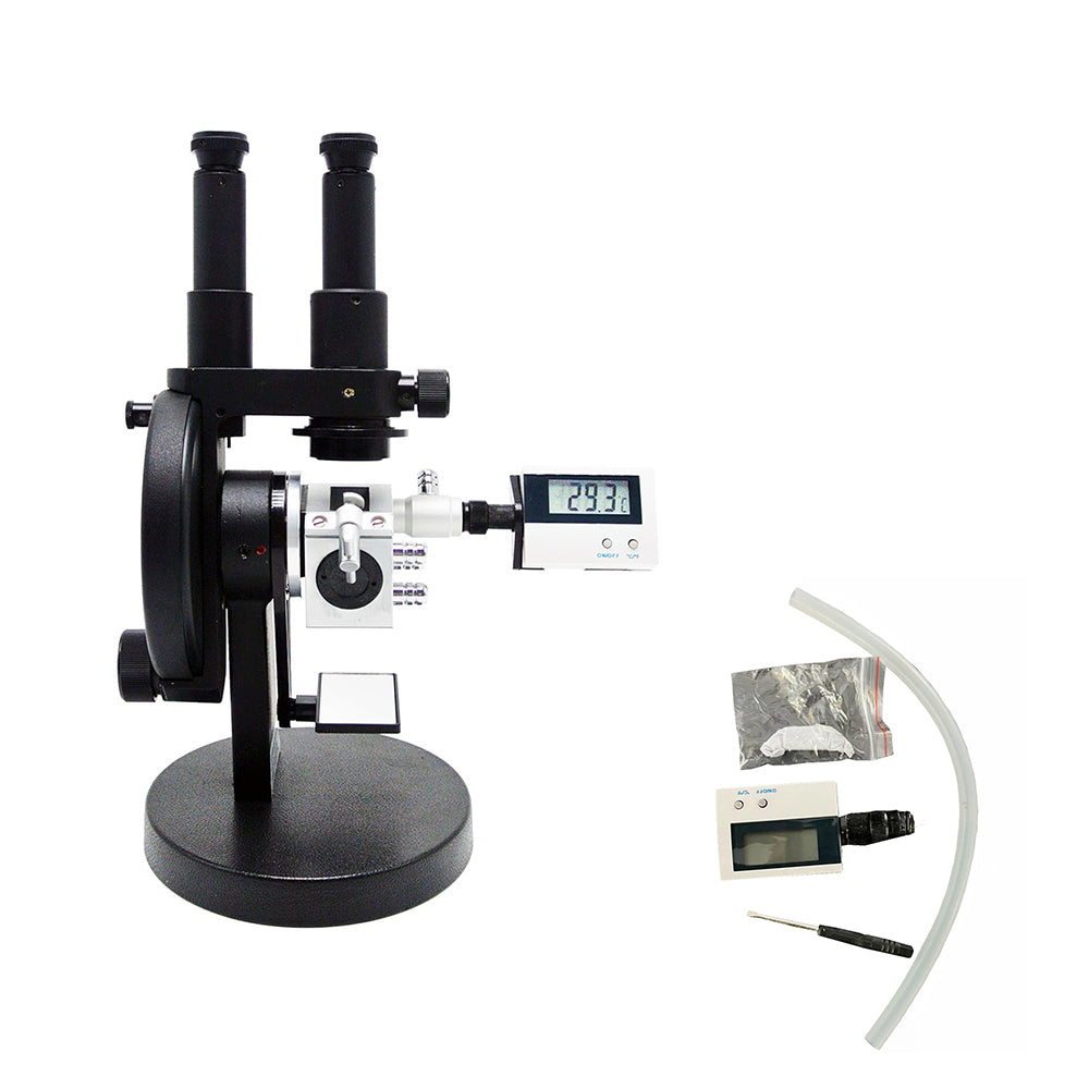 VTSYIQI Binocular Abbe Refractometer Lab Refractometer with Accuracy ±