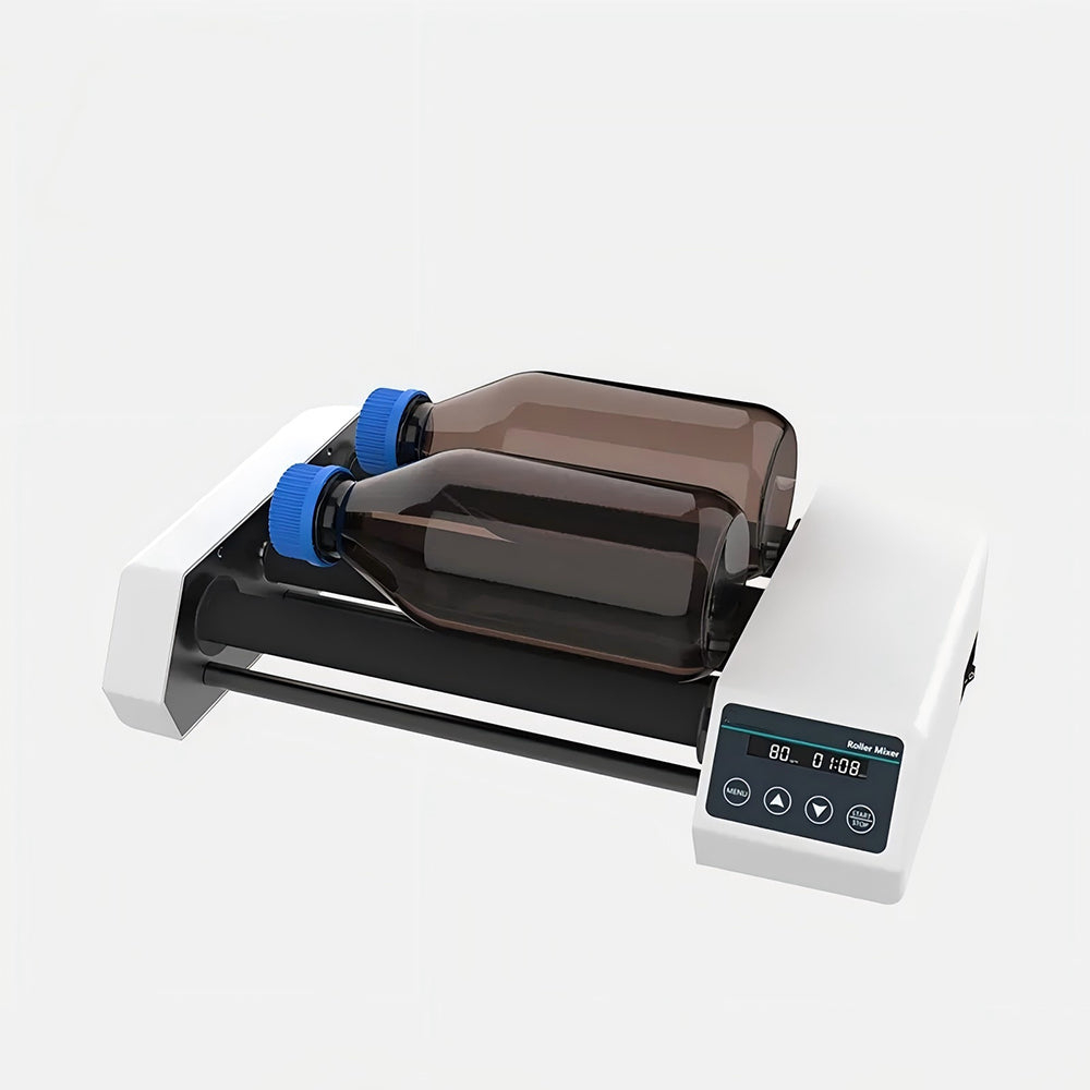 VTSYIQI Digital Roller Mixer Lab 4 Rollers Tube Roller Mixer with Spec