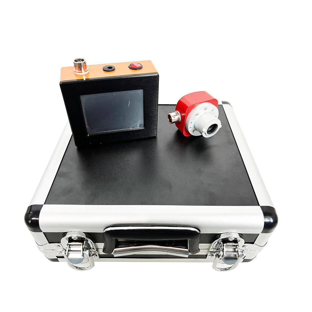 VTSYIQI Digital Crack Width Monitor Concrete Crack Width Measuring Device with Accuracy Better Than 0.01mm Maximum Detection Range of 0-8mm Magnification 40times USB Interface Apply to Bridges Tunnels Buildings Metal