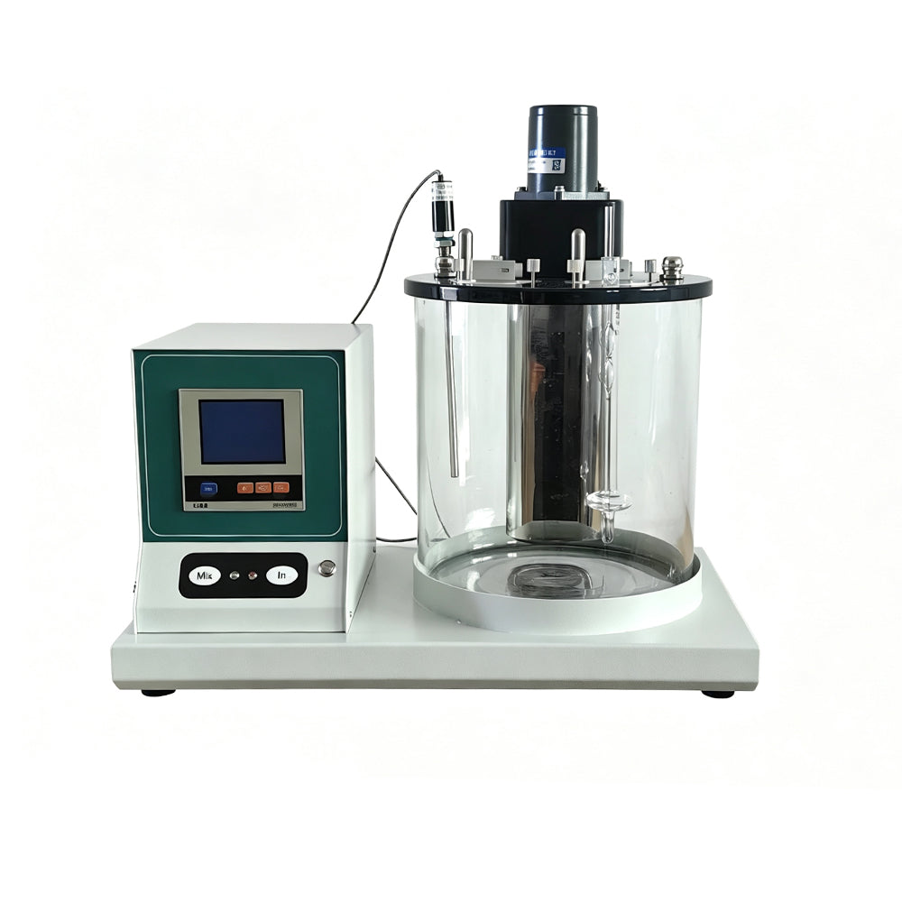 VTSYIQI Kinematic Viscosity Tester Digital Viscometer Constant Temperature Bath Sets with GB/T265-88 Standard Output Power 6W Rotating Speed 1200r/min Mixer Impeller Diameter φ50mm Accuracy ±0.1℃