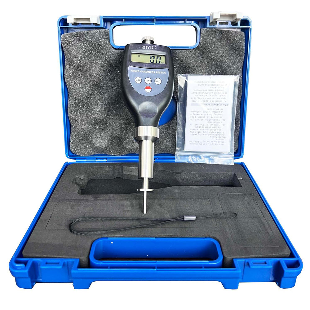 VTSYIQI Fruit Hardness Tester Fruit Penetrometer Fruit Firmness Tester with Tip Diameter 3.5mm Range 0.5~15.0 kgf/cm² for Fruit Hard Tester Small Soft Fruits Vegetables Fruits