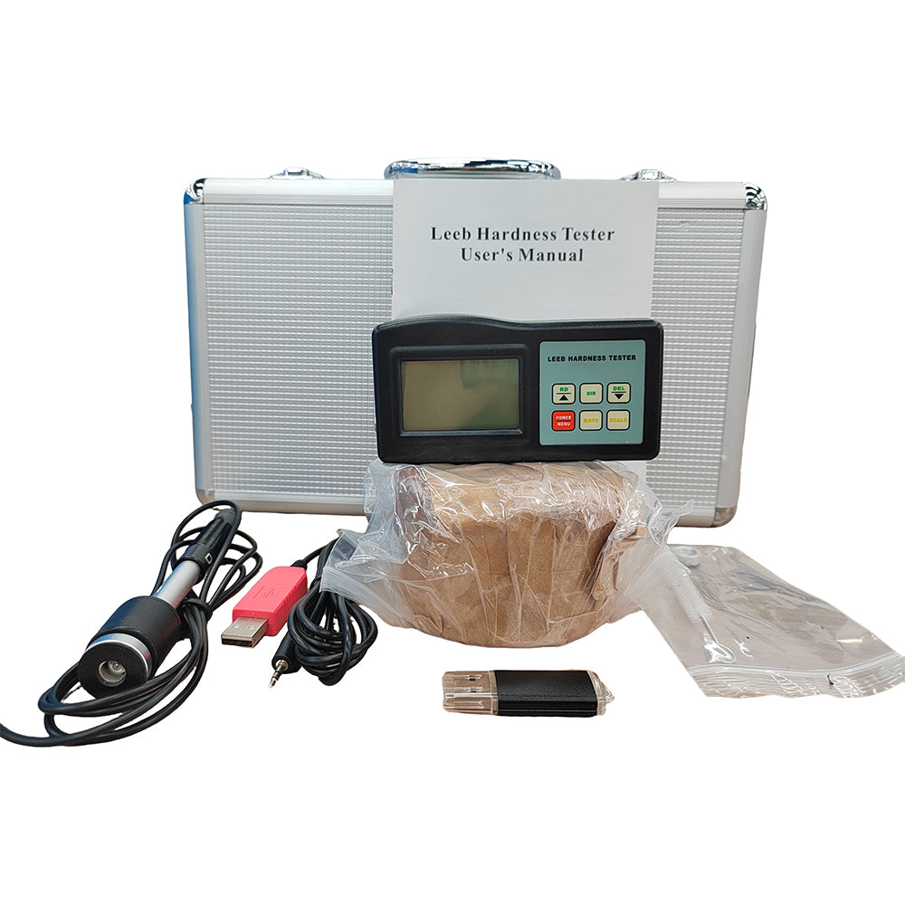 VTSYIQI Leeb Hardness Tester Durometer Tester with LCD Display Multiple Hardness Measuring Scale Range HLD 200 to 900