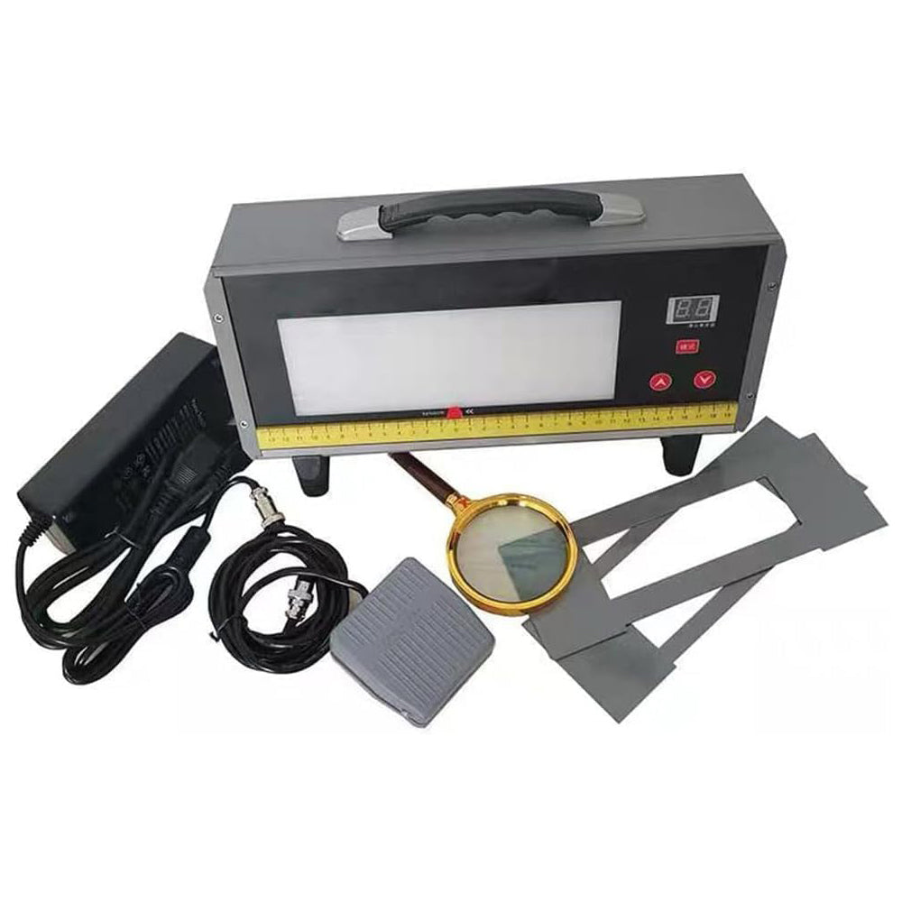 VTSYIQI X Ray Film Viewer Led Radiography Film Viewer Digital Industrial x Ray Film Viewer with Film Observable Darkness ≤5.0 Highest Luminance 193000cd/m²(600000Lux) for X Ray Flaw Detect