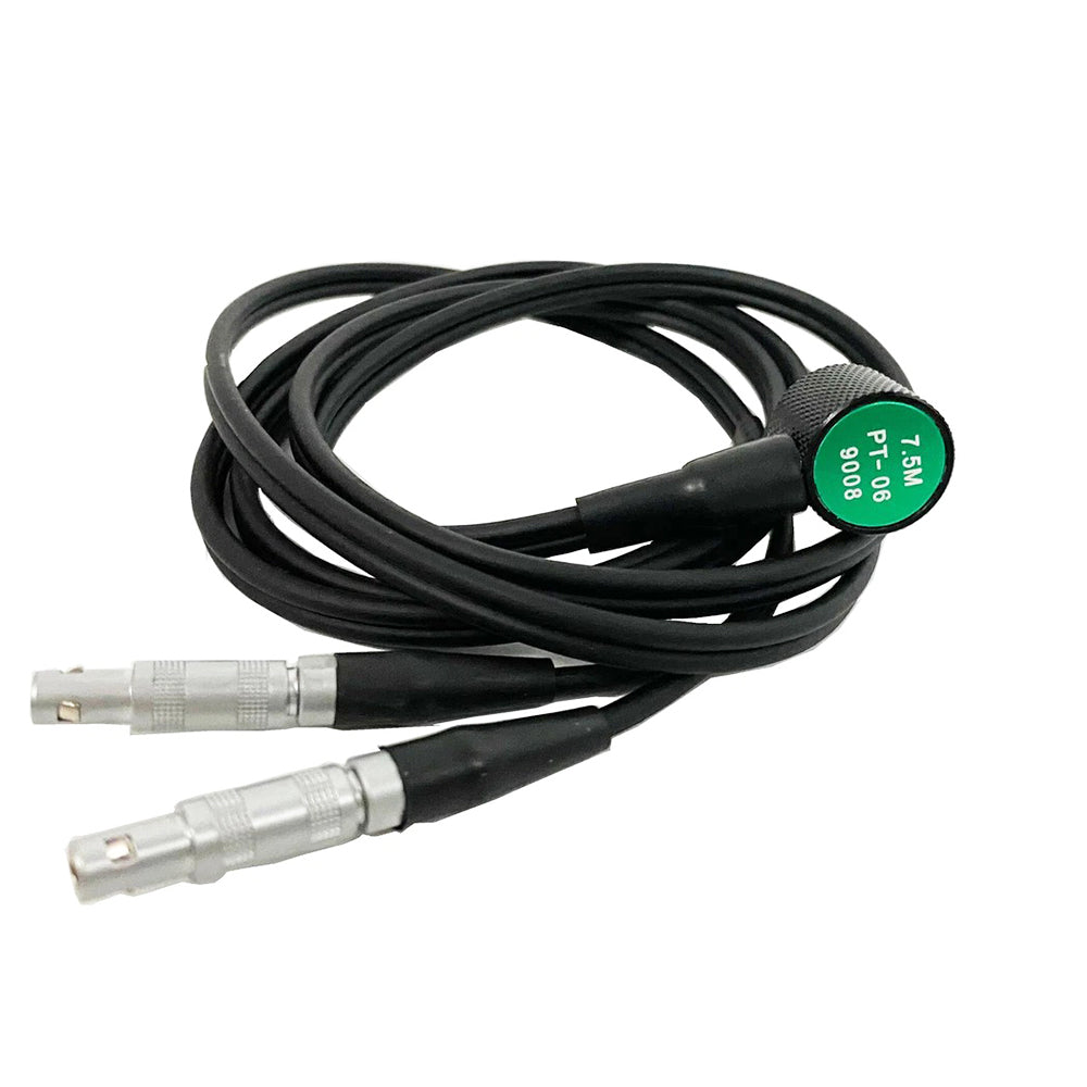 VTSYIQI Ultrasonic Thickness Gauge Standard Probe PT-06 Transducer Sensor for Ultrasonic Thickness Gauge UM-1 UM-1D UM-2 UM-2D UM-4 UM-4D Etc with Measuring Range 0.8-30mm Frequency 7.5MHz Crystal Diameter 6mm