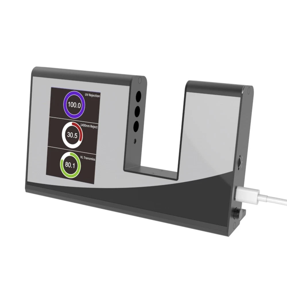 VTSYIQI Light Transmission Meter for UV Ultraviolet Visible Infrared Light Sources Plastics Glass Transmission Test with Ultraviolet Visible Infrared Illumination Light Source Visible Light 380nm-760nm Infrared Peak Wavelength 940nm