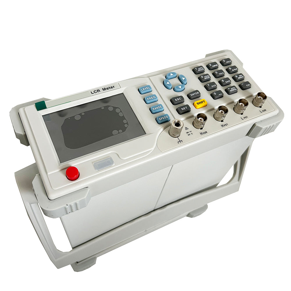 VTSYIQI Benchtop LCR Bridge Meter Inductance Resistance Capacitance Tester with Continuously Adjustable Frequency 10Hz-100kHz 1Hz Step Basic Accuracy 0.1% Data Recording Function USB RS232 Communication Interface