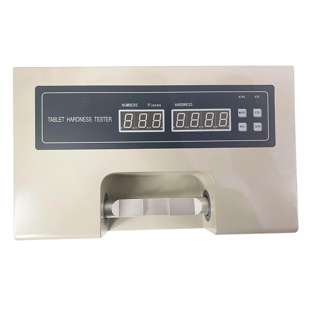 VTSYIQI Digital Tablet Hardness Tester Tablet Hardness Test Apparatus with Hardness Range 2~199.9N Hardness Accuracy ±1.5% Self-extruding Tablet Function Probe Procession Range 3~40mm