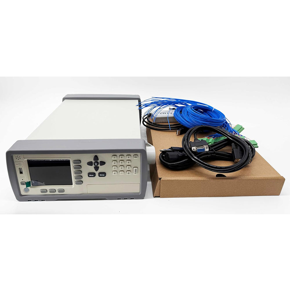 VTSYIQI Multi-Channel Thermocouple Thermometer Data Logger Recorder 32 Channel Temperature Tester with Thirty-Two Channels Thermocouple J/K/T/E/S/N/B/R USB RS232C Interface Range -200℃ to 1800℃