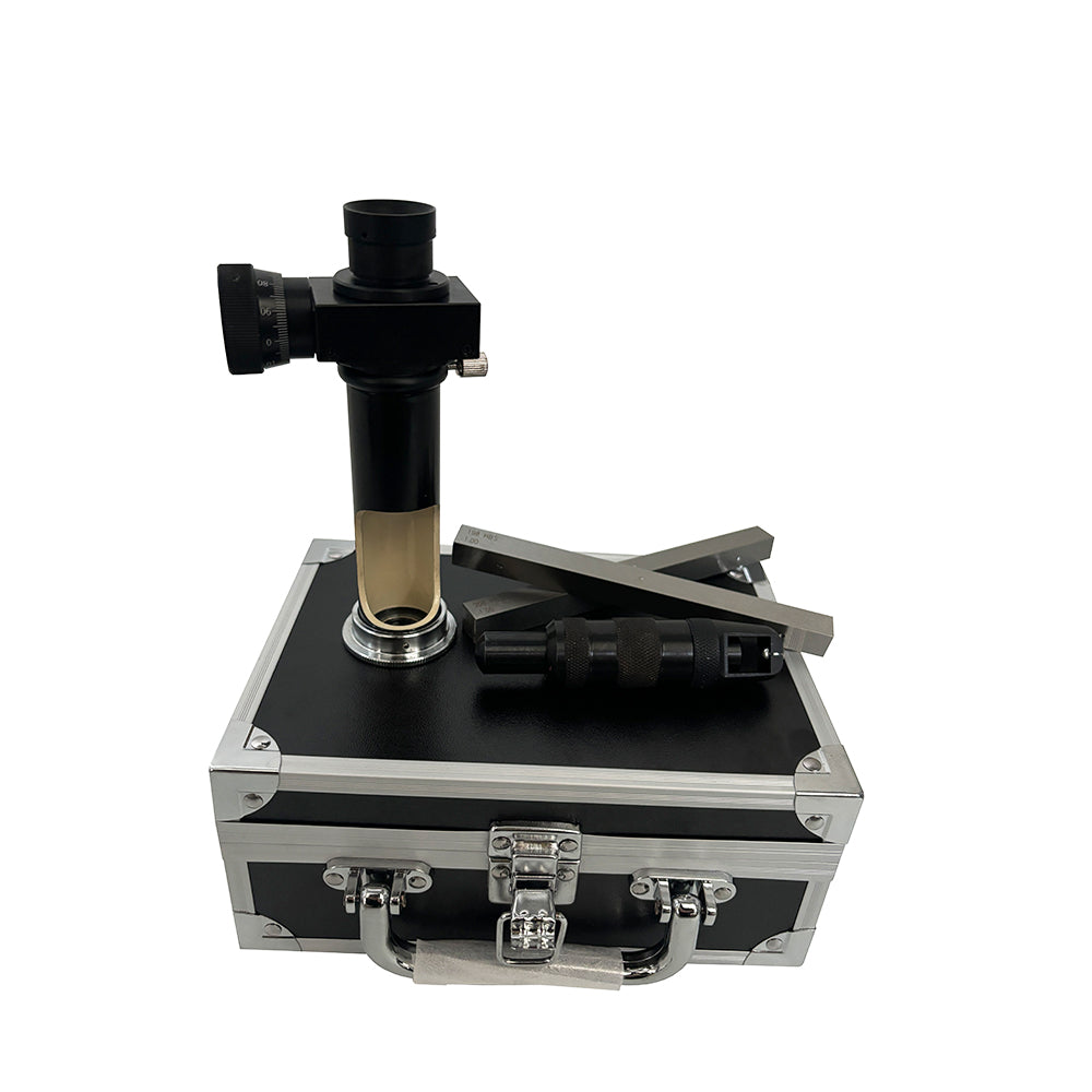 VTSYIQI Hammer Hitting Type Brinell Hardness Tester with Measuring Range < 450 HBS 20X Readout Microscope and 2pcs Hammer-Hitting Type Brinell Standardized Blocks JJG 411 Standard