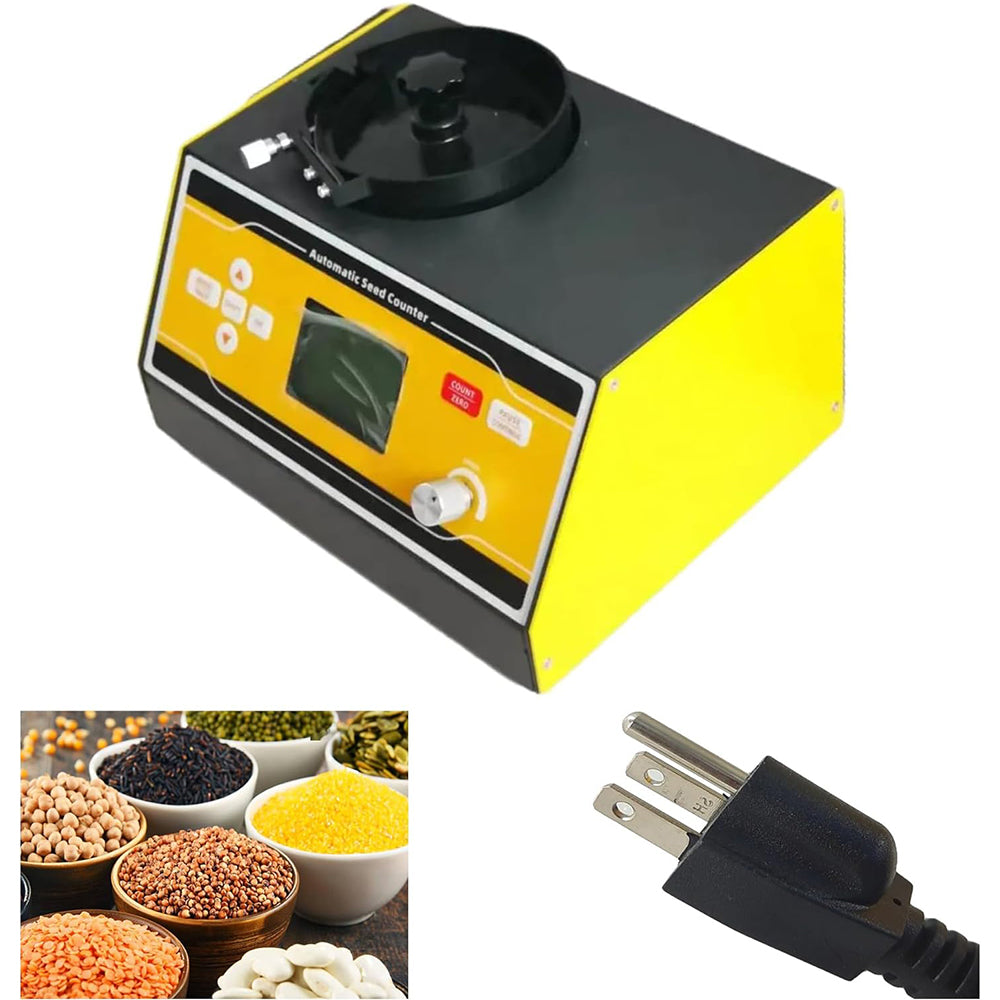VTSYIQI Seed Particle Counter Automatic Seed Counter Measure Instrument with Free Count and Bulk Count Counting Range 1 to 12mm Accuracy ±2‰ Speed ≥1000 /3min for Different Size of Particles