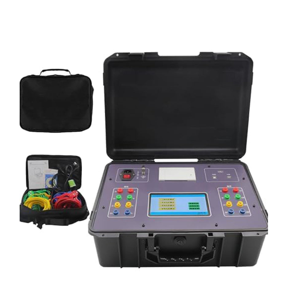 VTSYIQI Three-Channel Transformer DC Resistance Tester with Built-in Printer USB Interface Resistance Range 0.0001mΩ~5000Ω for Measuring The DC Resistance of Transformers,Transformer Winding Resistance,Wire Resistance of Cables Etc