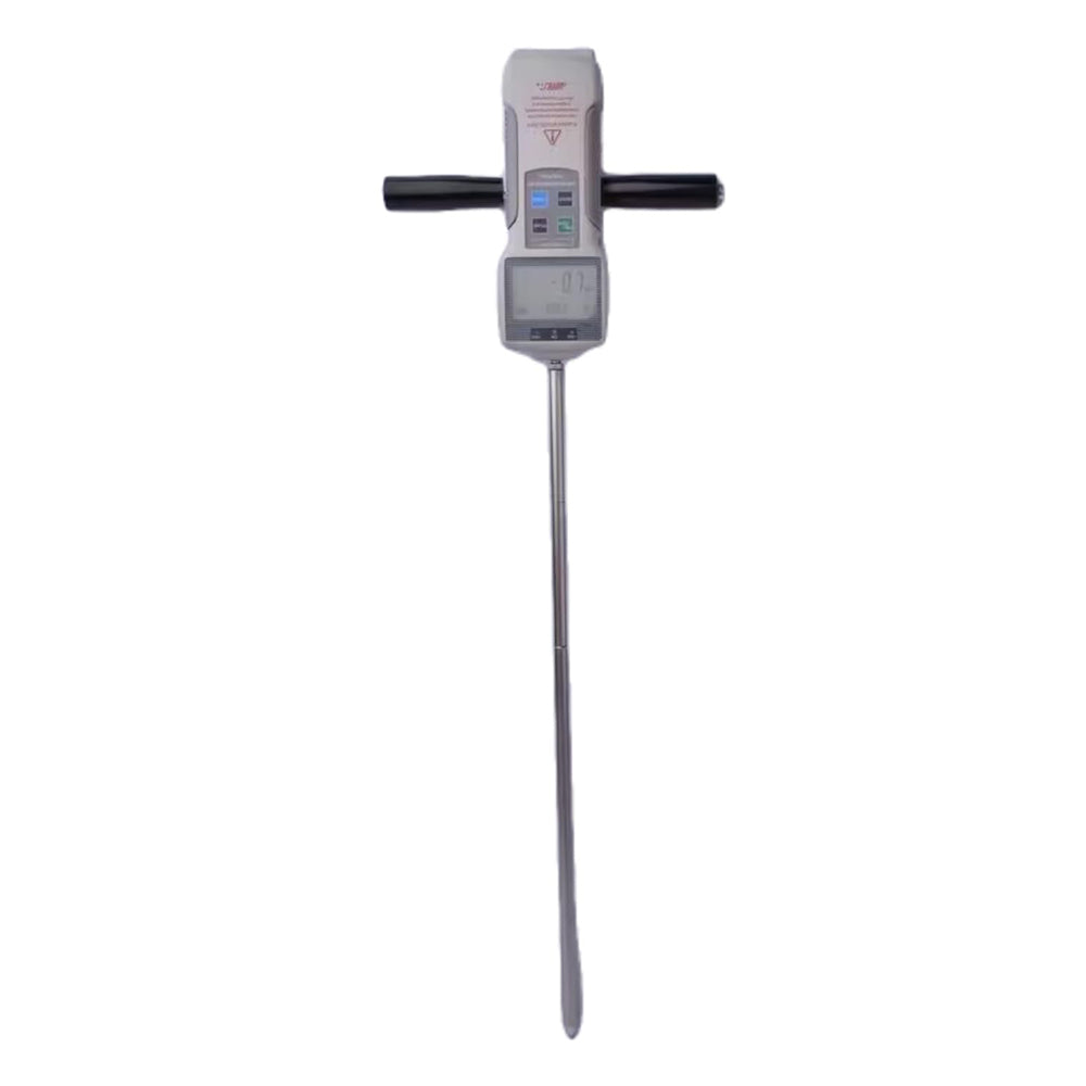VTSYIQI Digital Soil Compaction Tester Soil Penetrometer with Range 0-100kg/cm² 0-1000N/cm² 0-10000kPa Three Unit Kgf(gf)/lbf/N Total Measuring Depth 50cm Probe Length 30cm for Soil Penetration Resistance Measurement