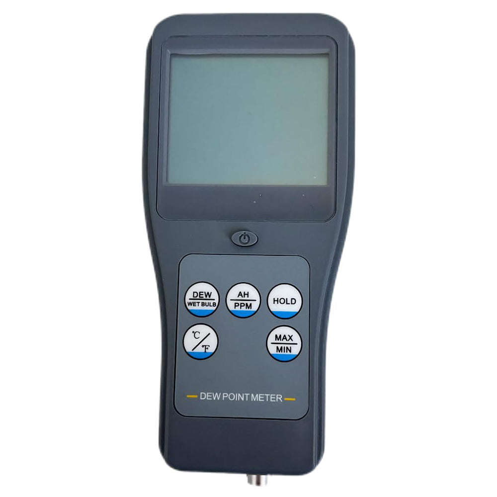 VTSYIQI Split Type Dew Point Meter Dew Point Measuring Instruments with Test Parameters Ambient Temperature Dew Point Wet Bulb Relative Humidity Absolute Humidity PPM Measurement LCD Display Resolution 0.01 Data Hold Function