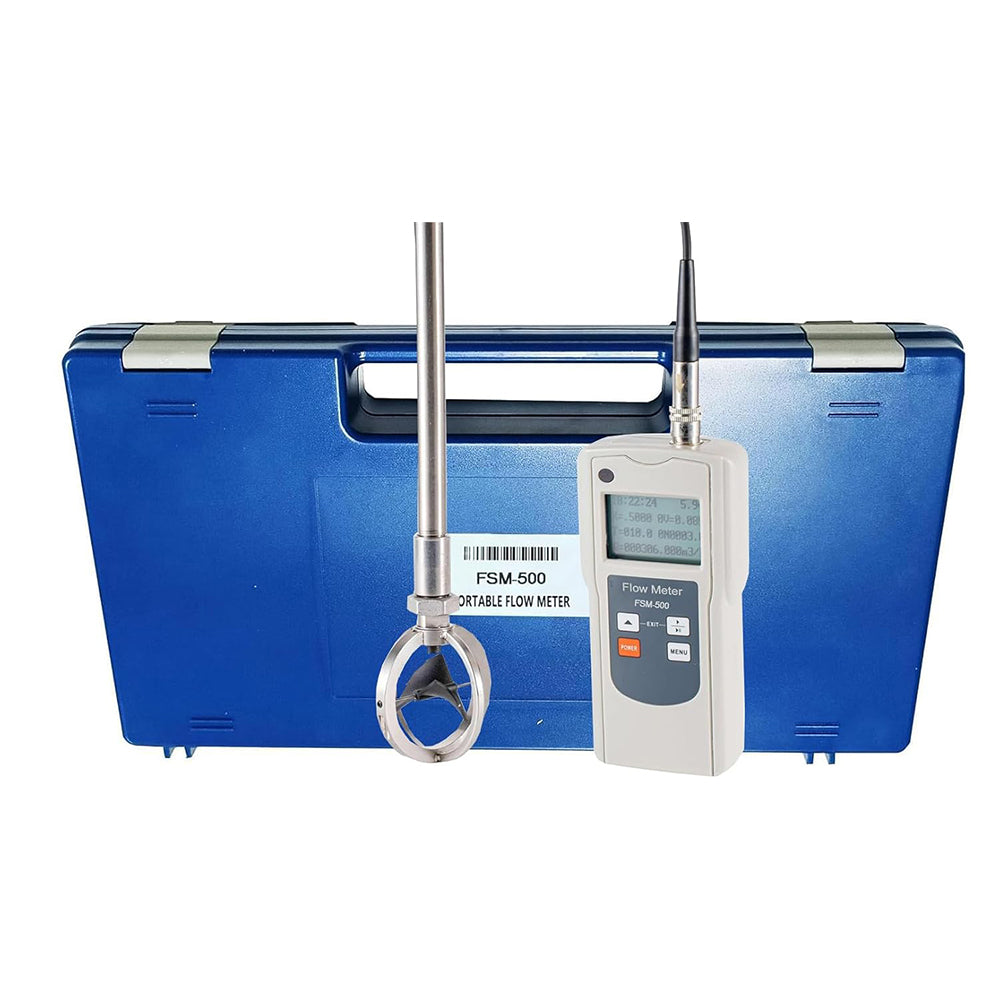 VTSYIQI Water Speed Meter Flow Velocity Meter Flow Speed Meter with Speed Range 0.01-5.00 m/s Temperature Range -10 ° C-50° C Current Measurement Error ≤1.5% Pole Positioning Measurement