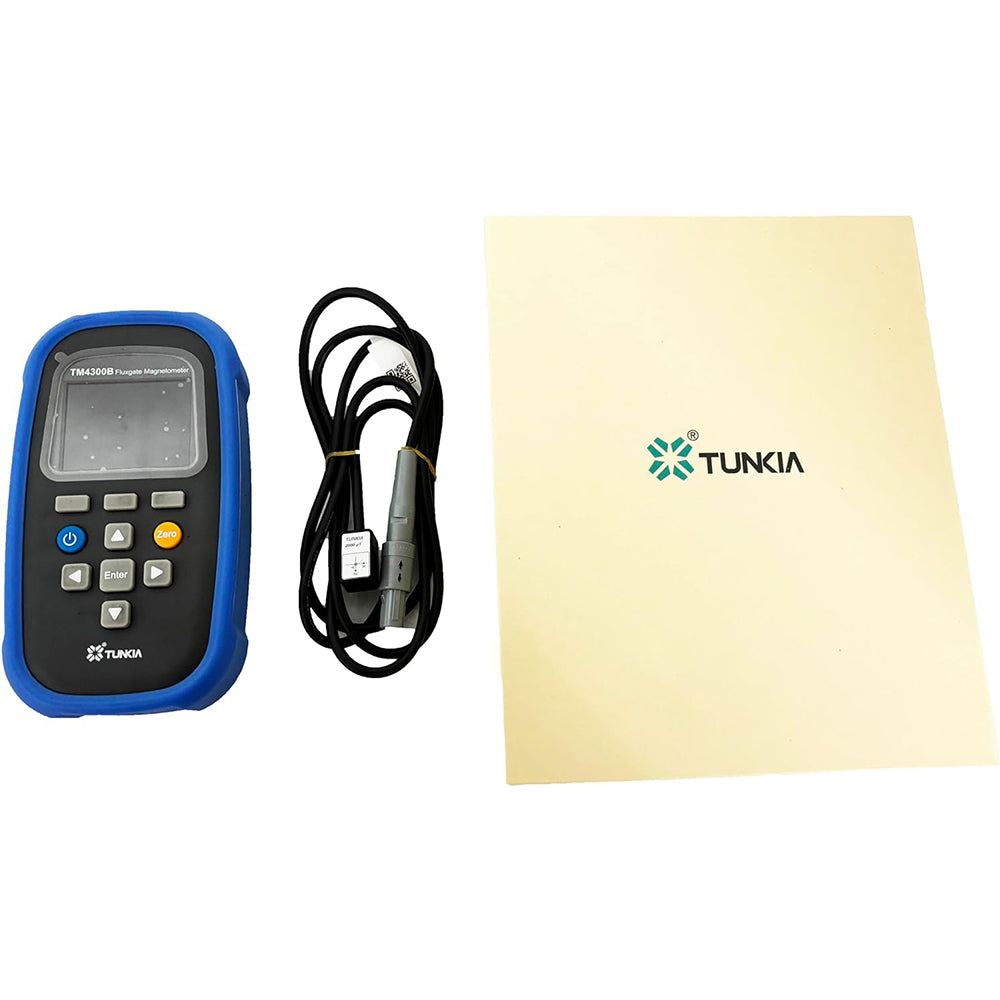 VTSYIQI Triaxial Fluxgate Magnetometer Handheld Fluxgate Magnetometer with Triaxial Fluxgate Sensor USB Interface Unit Switch μT mG Range 0 to 500μT Resolution 10nT Accuracy 1% for Fault Location Research Experiment