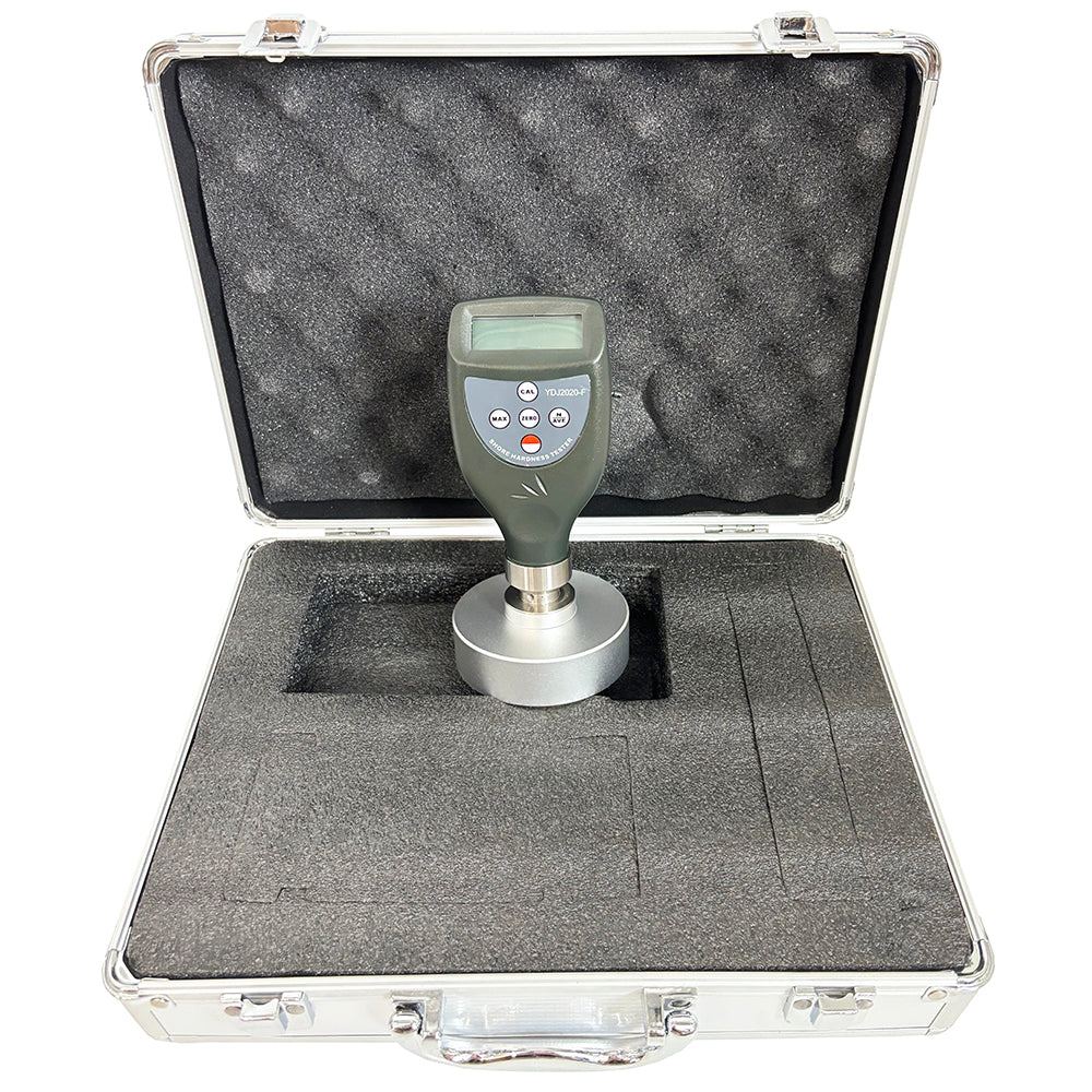 VTSYIQI Digital Shore F Hardness Tester Gauge Sponge Foam Durometer Shore F Durometer with Measurement Range 10 to 90HF Resolution 0.1HF Accuracy ≤±1HF