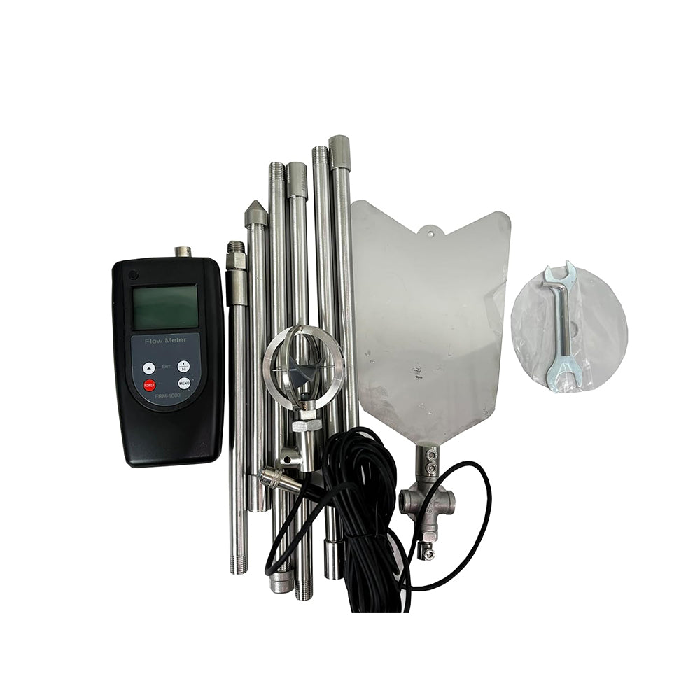 Flow Speed Meter VTSYIQI Flow Velocity Meter Water Flow Speed Meter with Pole Positioni