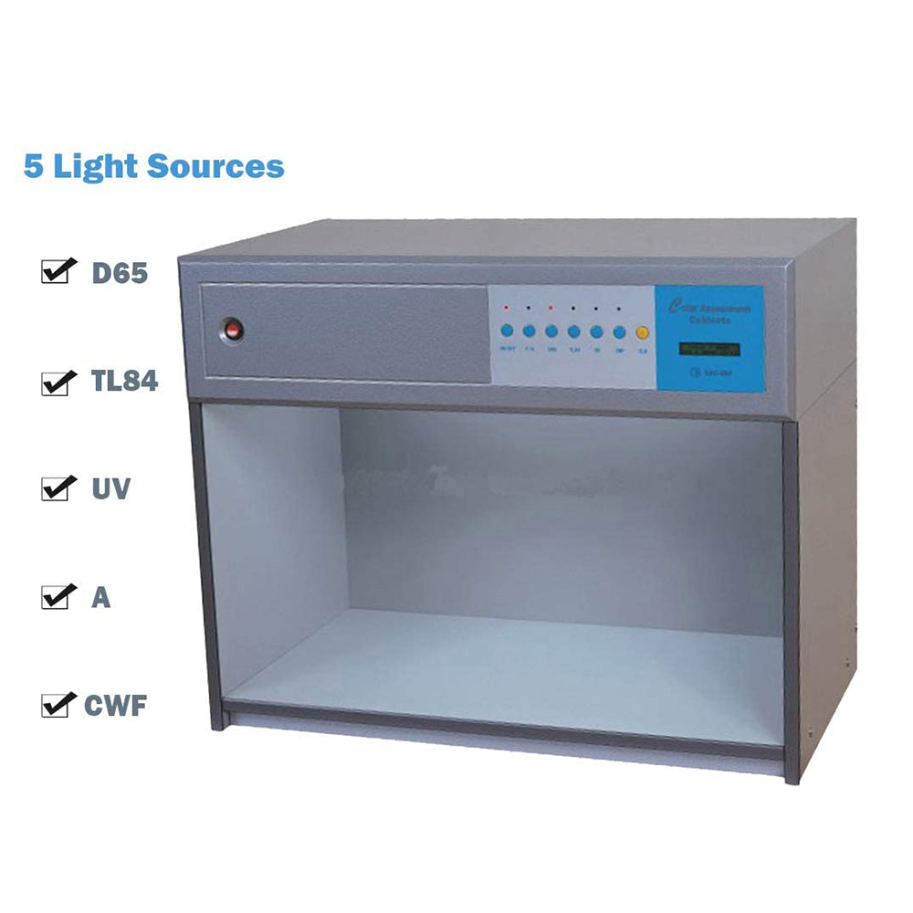 Light Box Color VTSYIQI Color Matching Light Box 5 Light Sources Color Light Box Color