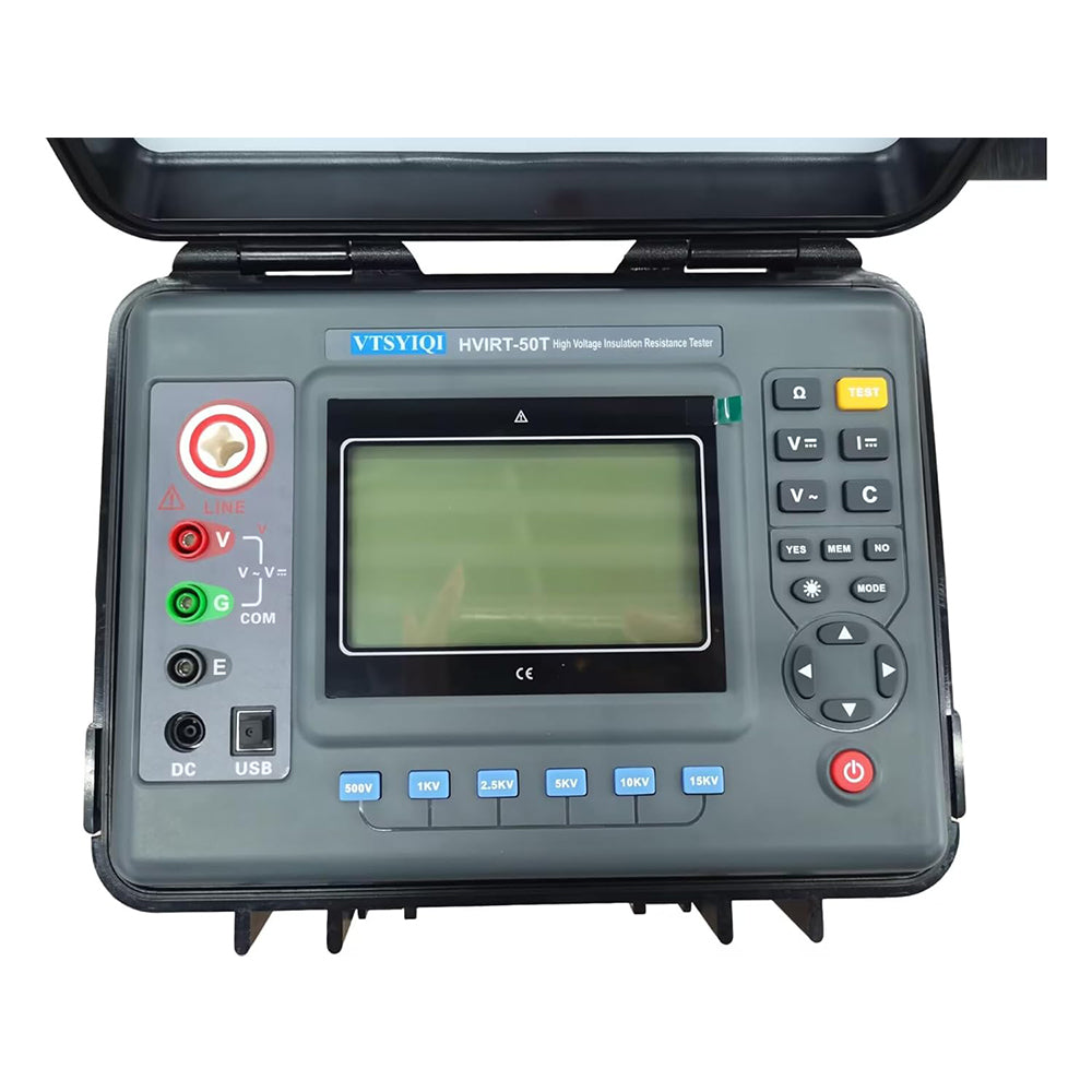 Insulation Detectors VTSYIQI 15kv Insulation Resistance Tester Digital High Voltage Insulat