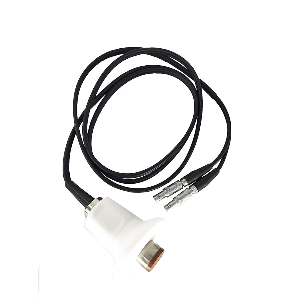 VTSYIQI High Temperature Ultrasonic Thickness Gauge Probe GT-12 Sensor with Frequency 5MHz Range 4.0 to 80mm Max Temperature 380°C for UM Series Ultrasonic Thickness Gauge
