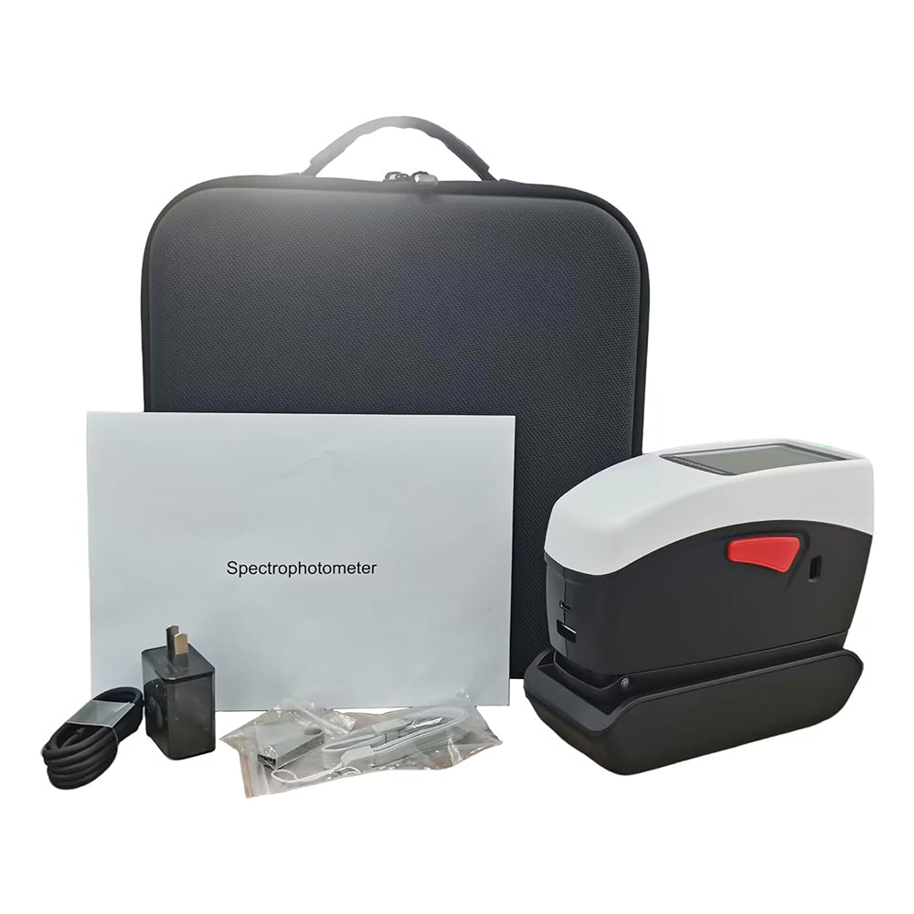 VTSYIQI Horizontal Spectrophotometer Digital Spectrophotometer with Caliber Φ11mm High Repeatability Accuracy dE*ab≤0.02 Measuring Structure D/8 SCI SCE 1s Measure Time ASTM ISO 10000 Items Mass Storage