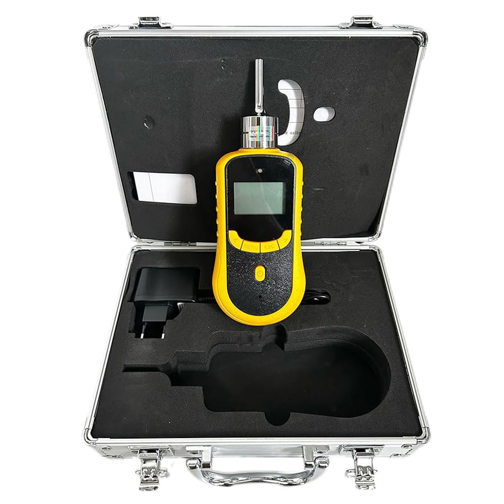 VTSYIQI Portable Cl2 Gas Detector Handheld Chlorine Gas Detector with Measuring Range 0 to 50ppm Resolution 0.1ppm Response Time ≤30s Sound and Light Alarm Built-in Micro Sampling Pump for CL2 Gas Test