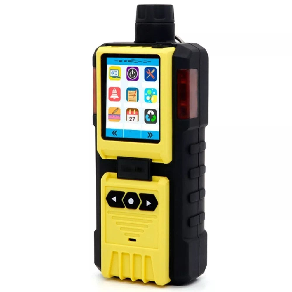 VTSYIQI EX Gas Detector Combustible Gas Analyzer with L-alarm 20%LEL H-alarm 50%LEL Range 0-100%LEL Resolution 1%lel/1%vol Pump Sampling Method Accuracy ≦±5% F.S. High-sensitivity Sensor for Detecting Gas in Many Industries