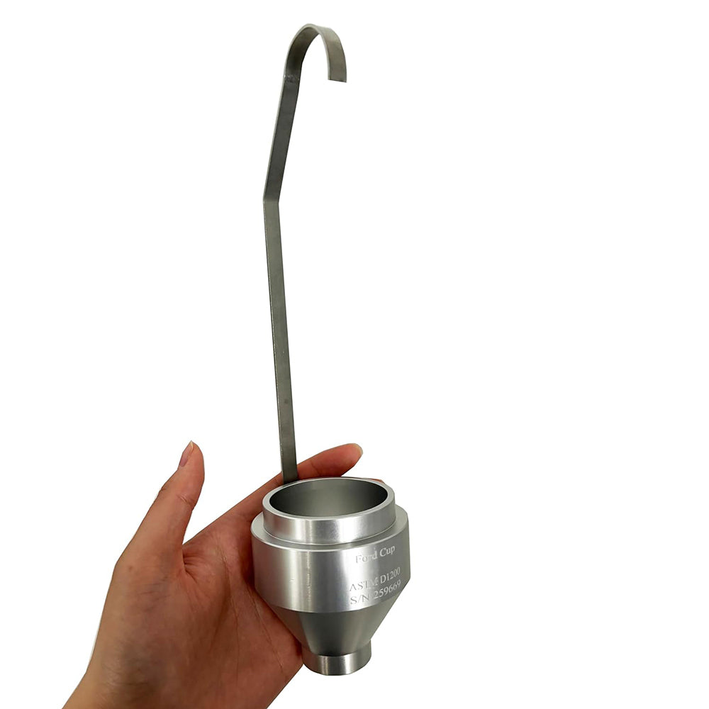 VTSYIQI Ford Viscosity Cup NO.1 Aluminium Ford Cup with Hole Diameter 2.10mm ASTM D 1200 Standard Measurement Range 10-35 CST Used To Determine The Viscosity of Inks Paints Lacquers Etc