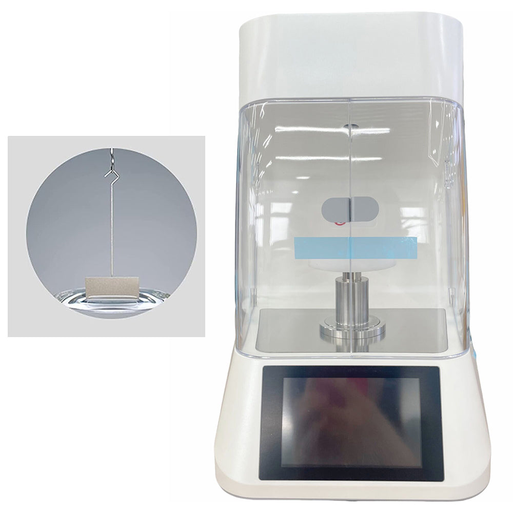 VTSYIQI Interfacial Tensiometer Interfacial Tension Measurement Surface Tension Meter with Measuring Modes Wilhelmy Plate Method 4.3-inch Touch Screen Range 0 to 1000 mN/m Accuracy 0.1mN/m Automatic Lifting