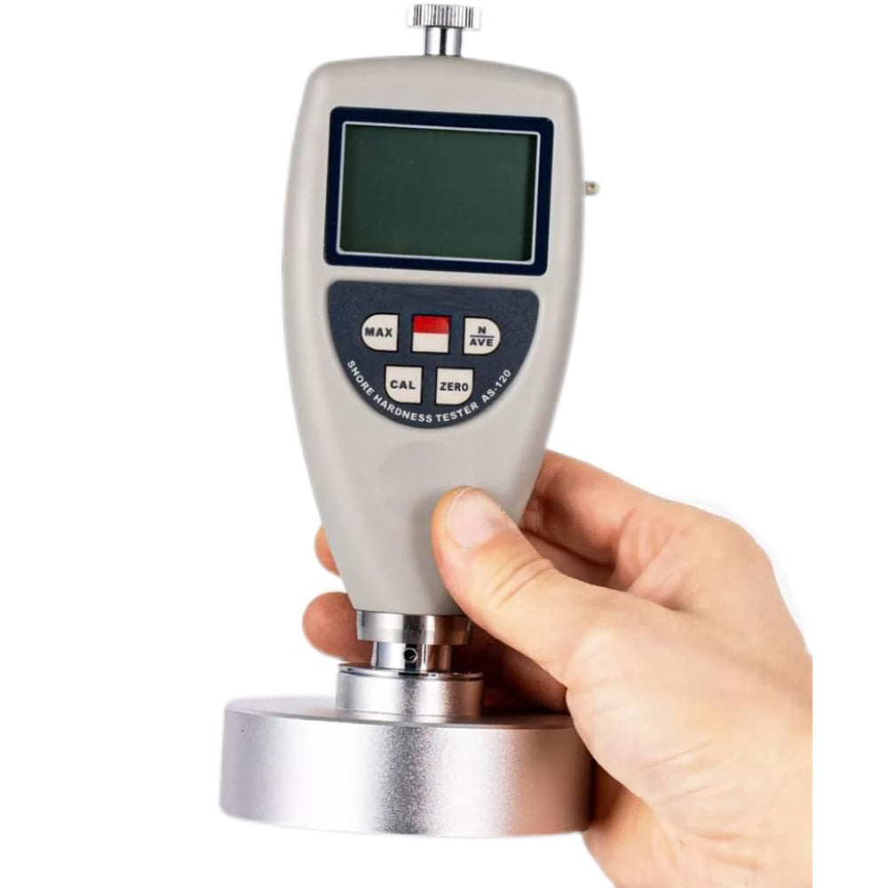 VTSYIQI Foam Hardness Tester Shore F Durometer for Measuring Soft Foam Material and Polyurethane Foam Rubber Products with Measurement Range 10 to 90HF Accuracy ≤±1HF Resolution 0.1HF