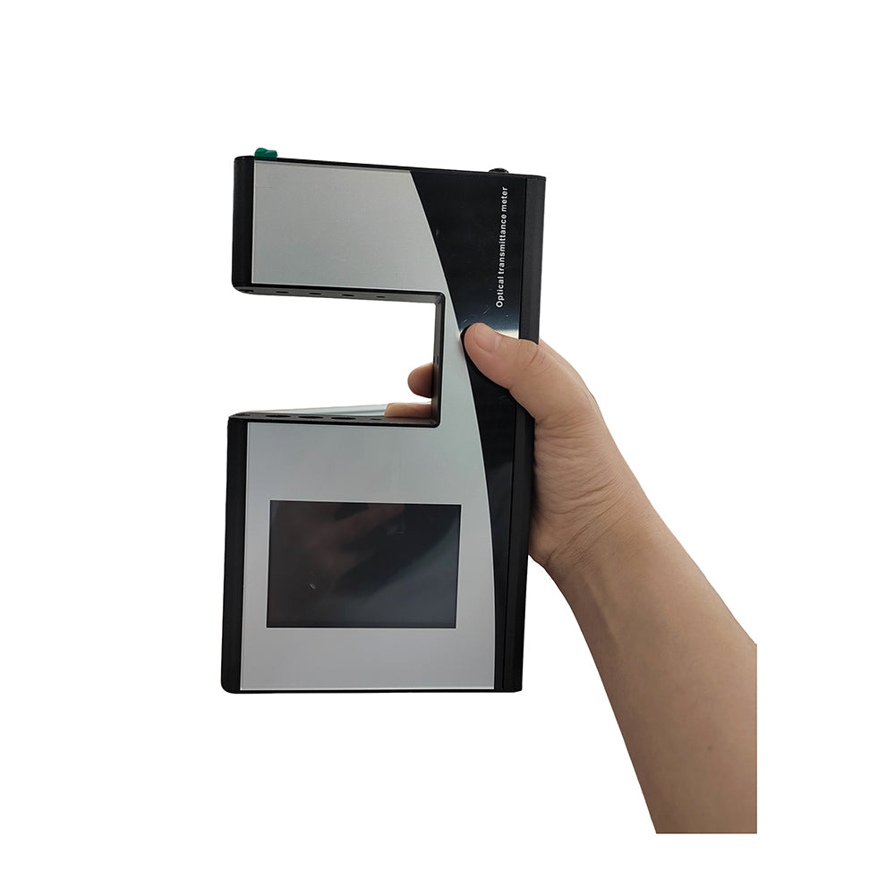 VTSYIQI Film Light Transmission Meter Optical Transmittance Meter with Measuring Wavelength Range Visible Light 380nm-760nm Infrared Peak Wavelength 940nm 1400nm Infrared Full Band Resolution 0.1%USB Interface