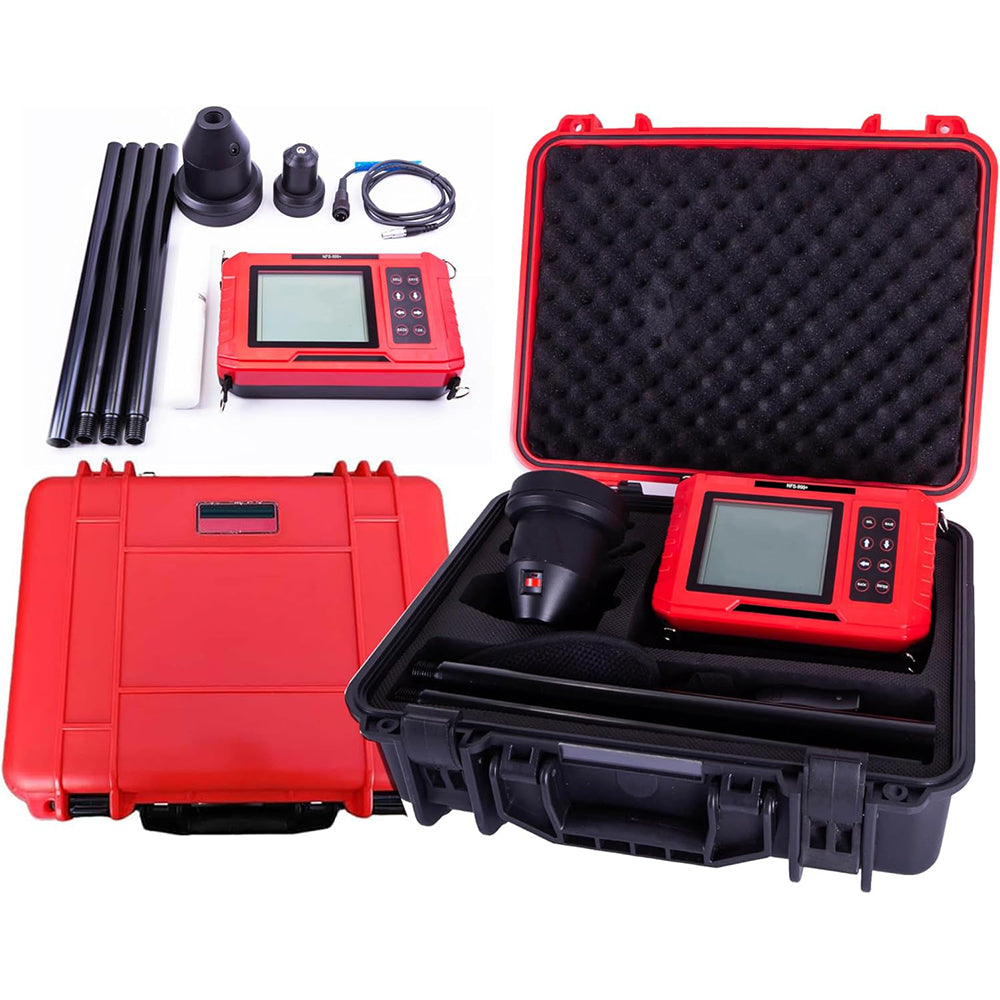 VTSYIQI Concrete Floor Slab Thickness Meter Slab Thickness Gauge with USB Interface Thickness Measurement Range 10~1000mm for Indirectly Measuring the Thickness Of Non-Metallic Plates(Such As Concrete,Rock,Glass,Etc)