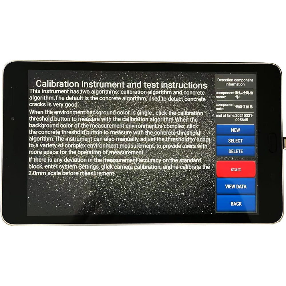 VTSYIQI Digital Concrete Crack Width Gauge Concrete Crack Monitor with Measuring Range 0.01-10cm Accuracy 0.01mm for Detecting The Width of Surface Cracks of Different Materials and Structures in Real-time