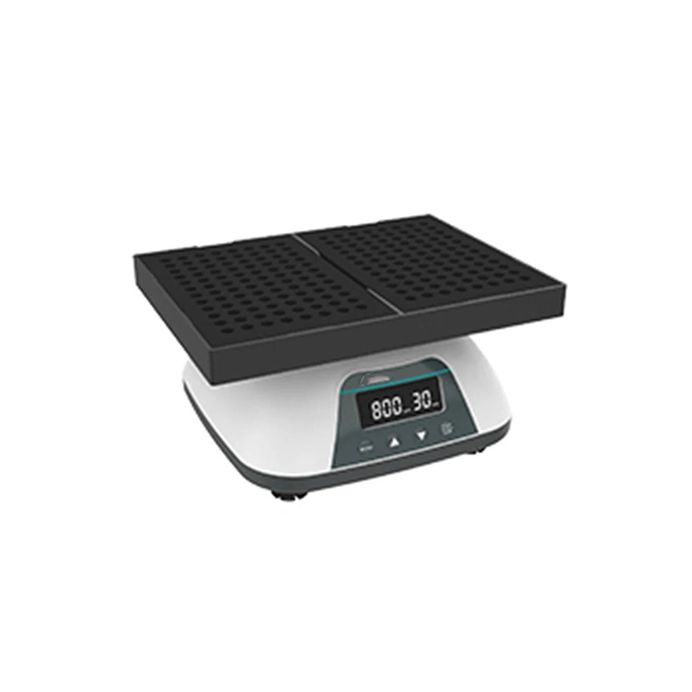 VTSYIQI Lab Microplate Oscillator Microplate Shaker with Adjustable Speed 100-1200rpm Timing Range 1min-8h Horizontal Gyration Amplitude 4mm Brushless Motor RPM Increment 10rpm   ﻿