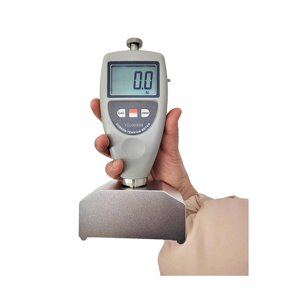 VTSYIQI Screen Tension Gauge Digital Screen Printing Tension Meter with Unit Conversions Between N/cm and kg/cm High Accuracy Fiducial Error 5% Measurement Range 7~40 N/cm Display Range 0~50 N/cm