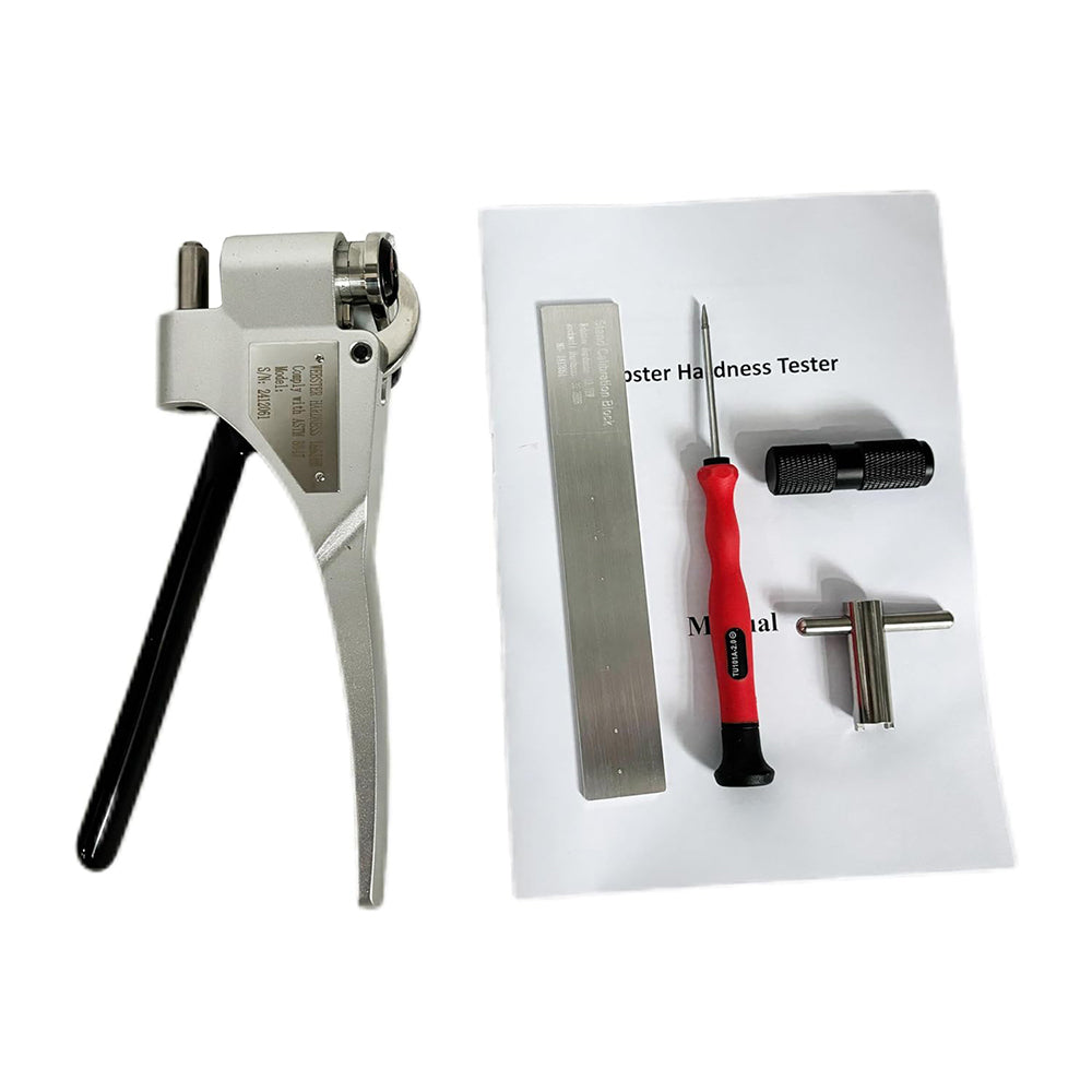 VTSYIQI Webster Hardness Tester Webster Hardness Scale with Measuring Scope 0-20HW Accuracy 0.5HW Thickness 0.6-8mm Inner Diameter>6mm Hardness Range 25-110HRE,58-131HRV
