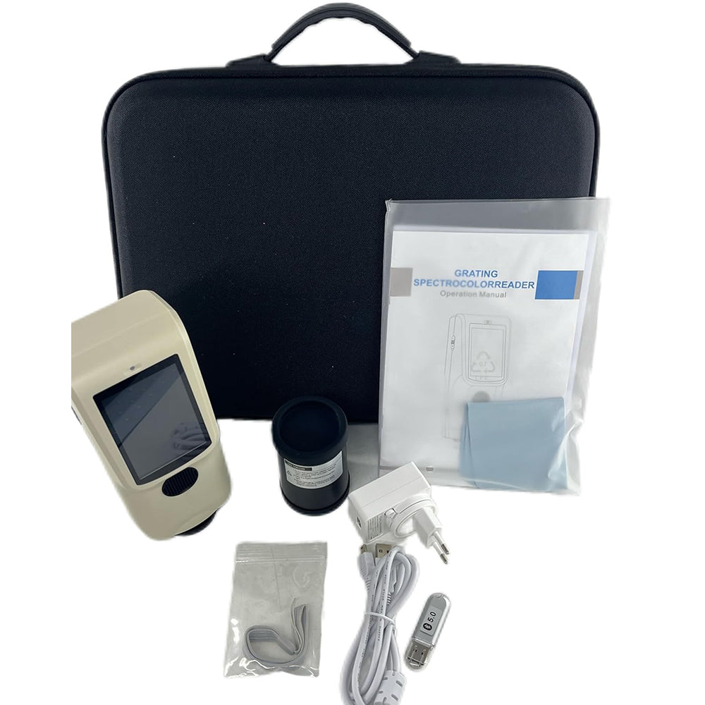 VTSYIQI Handheld Spectrocolorreader Touch Screen Spectrophotometer Color Tester for Paint Ink Textile Ceramics with Measurement Aperture 4mm Capacitive Touch Screen Display Mass Storage