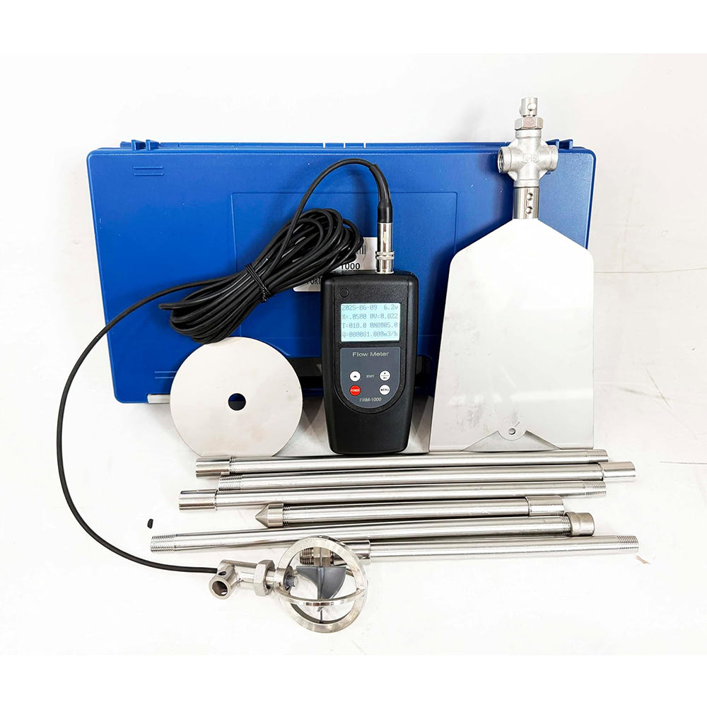 VTSYIQI Water Flow Rate Meter Water Velocity Measurement Instruments with Speed Range 0.01-10.00 m/s Measurement Error ≤1. 5% Temperature Range -10°C-50°C Pole Positioning Measurement Method