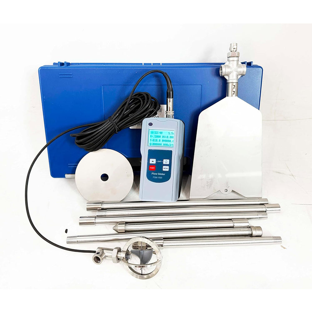 VTSYIQI Water Flow Speed Meter Water Velocity Meter for Open Channel Flow with Temperature Range -10°C to 50°C Speed Range 0.01 to 10.00m/s Pole Positioning Measurement Method Current Measurement Error ≤1.5%