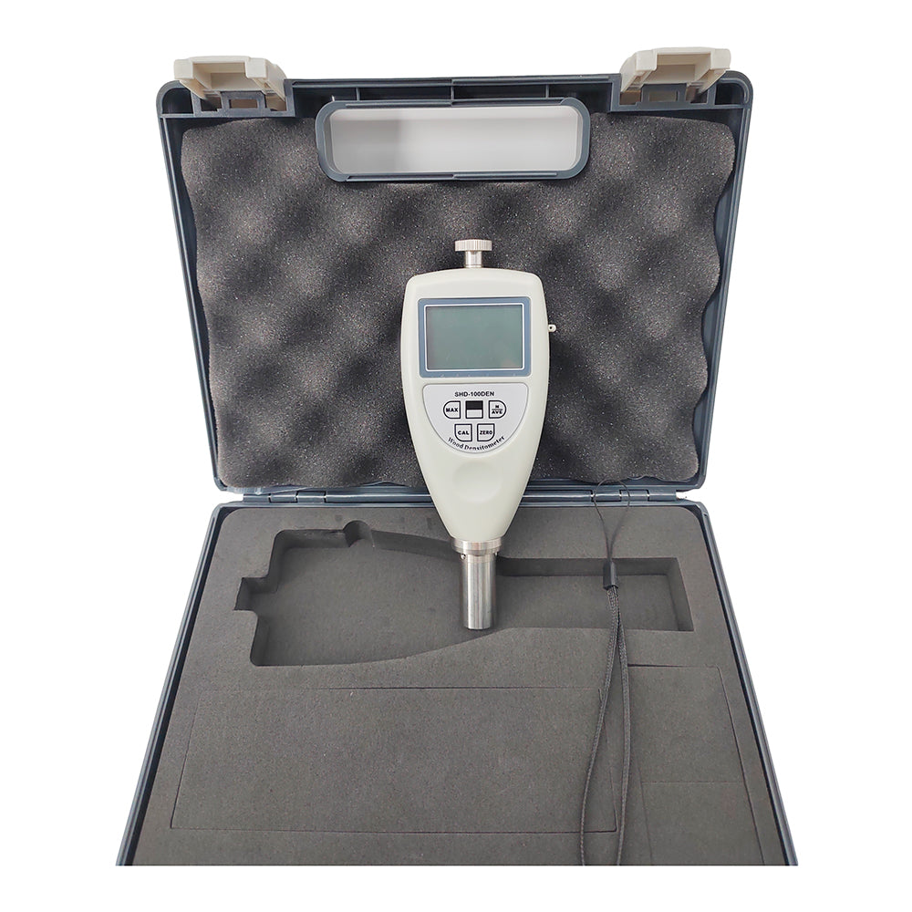 VTSYIQI Portable Wood Density Tester Wood Densitometer with Test Range 0.01g/cm³ ~1.2g/cm³ Resolution 0.01g/cm³  Automatic Shutdown Function Digital Display Accuracy ≤ ±0.01g/cm³
