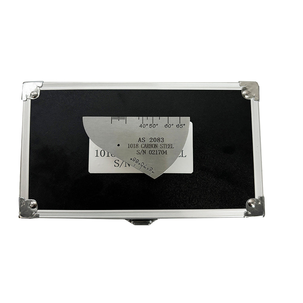 VTSYIQI Calibration Block for Ultrasonic Flaw Detector with According to BS2704 and ISO 7963 1018 Carbon Steel Thickness 20mm Hole Diameter 5mm for Ultrasonic Flaw Detection