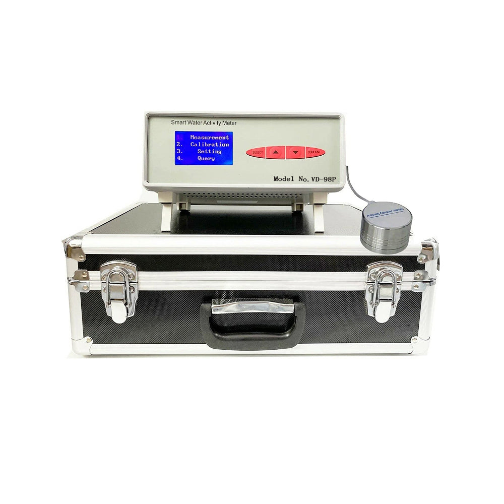 VTSYIQI Benchtop Water Activity Monitor Meter Smart Water Activity Tester Analyzer with 1 WSC-4 Water Activity Sensor 1 Measurement Points Accuracy ±0.015aw Range 0 to 1.000aw