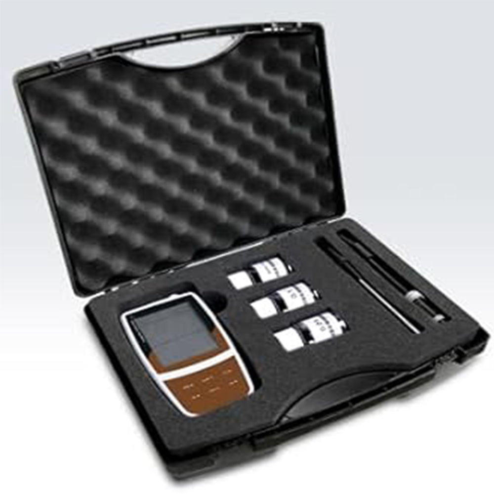 VTSYIQI Water Hardness Tester Portable Water Hardness Meter with Calibration Liquids Concentration 0.05~200 mmol/L Temperature 0 to 105°C USB Interface 500 Data Memory for Measuring Calcium and Magnesium Ion Concentration in Water Samples