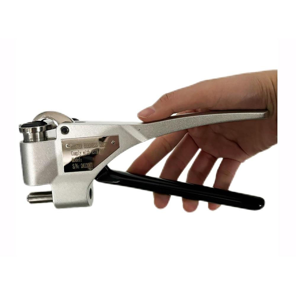 VTSYIQI Webster Hardness Scale Tester Webster Durometer for Aluminum Alloy Aluminum Profiles with Measuring Scope 0-20HW Accuracy 0.5HW Hardness Range 25-110HRE,58-131HRV Thickness 0.6-8mm Inner Diameter>6mm