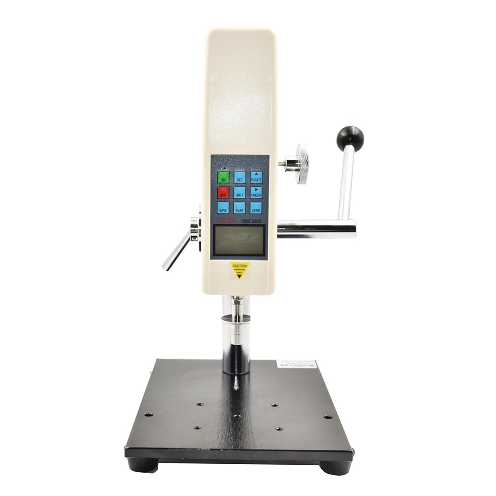 VTSYIQI Fruit Penetrometer Test Stand with Fruit Hardness Tester with 2 Pressure Head Diameter 7.9mm and 11.1mm Measurement Range 0.2 - 10Kg/cm2 (X 105 pa) 0.4 - 20Kg/cm (X 105 pa) for Determining The Maturity Level of Soft Hard Fruit Test