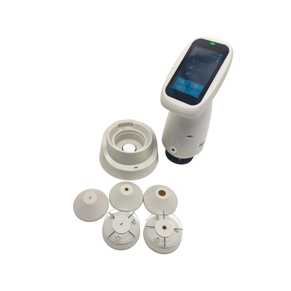VTSYIQI Lab Spectrocolorimeters Multi Aperture Spectrophotometer with Six Measuring Apertures CMOS Dual Beam Splitting Sensor Built-in Camera Integrating Sphere Size Φ40mm Observer Angle 2°/10°